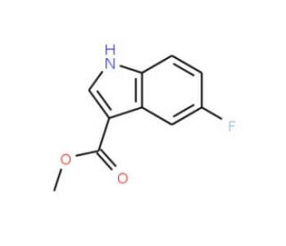 5-Fluoro-1H-indole-3-carboxylic acid methyl ester (CAS 310886-79-4) - chemical structure image