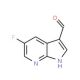 5-Fluoro-1H-pyrrolo[2,3-b]pyridine-3-carbaldehyde (CAS 1171920-17-4) - chemical structure image