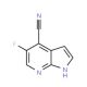 5-Fluoro-1H-pyrrolo[2,3-b]pyridine-4-carbonitrile (CAS 1015610-15-7) - chemical structure image