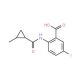 5-fluoro-2-{[(2-methylcyclopropyl)carbonyl]amino}benzoic acid - chemical structure image