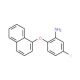 5-Fluoro-2-(1-naphthyloxy)aniline - chemical structure image