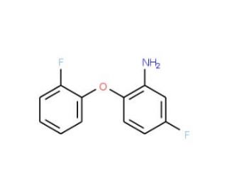 5-Fluoro-2-(2-fluorophenoxy)aniline - chemical structure image