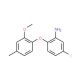 5-Fluoro-2-(2-methoxy-4-methylphenoxy)aniline - chemical structure image