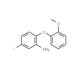 5-Fluoro-2-(2-methoxyphenoxy)phenylamine - chemical structure image
