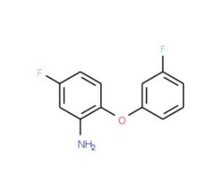 5-Fluoro-2-(3-fluorophenoxy)aniline - chemical structure image