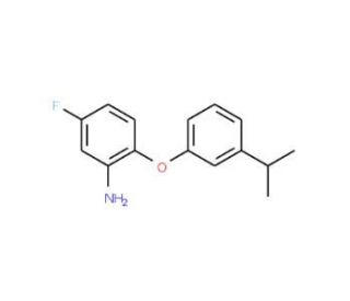 5-Fluoro-2-(3-isopropylphenoxy)aniline - chemical structure image