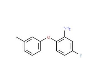 5-Fluoro-2-(3-methylphenoxy)aniline - chemical structure image