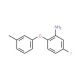 5-Fluoro-2-(3-methylphenoxy)aniline - chemical structure image
