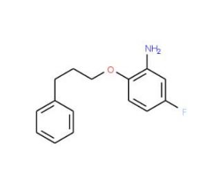 5-Fluoro-2-(3-phenylpropoxy)aniline - chemical structure image