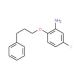 5-Fluoro-2-(3-phenylpropoxy)aniline - chemical structure image