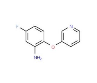 5-Fluoro-2-(3-pyridinyloxy)aniline - chemical structure image
