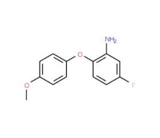 5-Fluoro-2-(4-methoxyphenoxy)phenylamine - chemical structure image