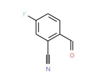 5-Fluoro-2-formylbenzonitrile (CAS 77532-90-2) - chemical structure image