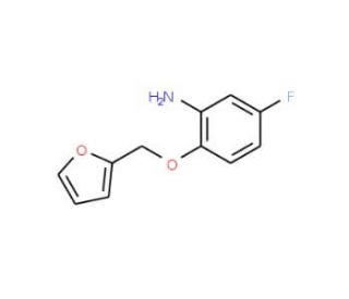 5-Fluoro-2-(furan-2-ylmethoxy)-phenylamine - chemical structure image