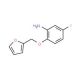 5-Fluoro-2-(furan-2-ylmethoxy)-phenylamine - chemical structure image