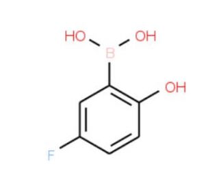 5-Fluoro-2-hydroxyphenylboronic acid (CAS 259209-20-6) - chemical structure image