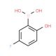 5-Fluoro-2-hydroxyphenylboronic acid (CAS 259209-20-6) - chemical structure image