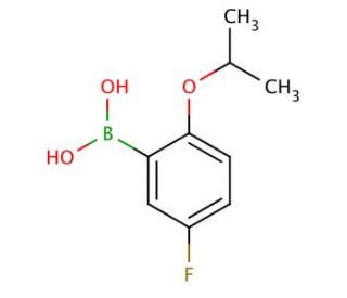 5-Fluoro-2-isopropoxyphenylboronic acid (CAS 480438-63-9) - chemical structure image