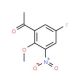 5-Fluoro-2-methoxy-3-nitroacetophenone - chemical structure image