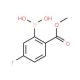 5-Fluoro-2-methoxycarboxyphenylboronic acid (CAS 850568-05-7) - chemical structure image