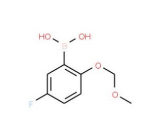 5-Fluoro-2-(methoxymethoxy)phenylboronic acid (CAS 488713-34-4) - chemical structure image