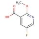 5-Fluoro-2-methoxynicotinic acid - chemical structure image