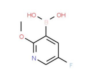 5-Fluoro-2-methoxypyridine-3-boronic acid (CAS 957120-32-0) - chemical structure image