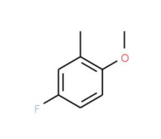 5-Fluoro-2-methoxytoluene (CAS 399-54-2) - chemical structure image