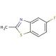 5-Fluoro-2-methylbenzothiazole (CAS 399-75-7) - chemical structure image