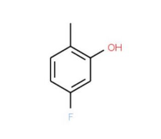 5-Fluoro-2-methylphenol (CAS 452-85-7) - chemical structure image