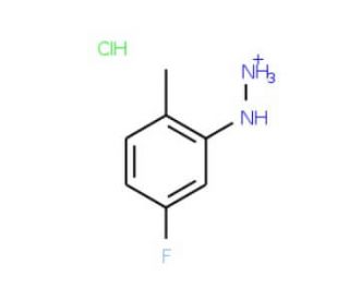 5-Fluoro-2-methylphenylhydrazine hydrochloride (CAS 325-50-8) - chemical structure image