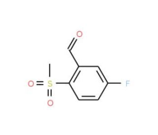 5-Fluoro-2-(methylsulfonyl)benzaldehyde (CAS 849035-71-8) - chemical structure image