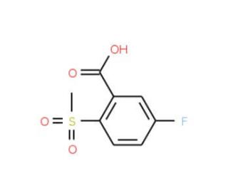 5-Fluoro-2-(methylsulfonyl)benzoic acid (CAS 773873-55-5) - chemical structure image