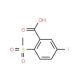 5-Fluoro-2-(methylsulfonyl)benzoic acid (CAS 773873-55-5) - chemical structure image