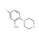 5-Fluoro-2-morpholin-4-yl-phenylamine (CAS 144187-44-0) - chemical structure image