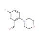 5-Fluoro-2-(N-morpholino)-benzaldehyde (CAS 883535-68-0) - chemical structure image