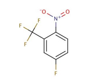 5-Fluoro-2-nitrobenzotrifluoride (CAS 393-09-9) - chemical structure image