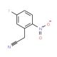 5-Fluoro-2-nitrophenylacetonitrile (CAS 3456-75-5) - chemical structure image