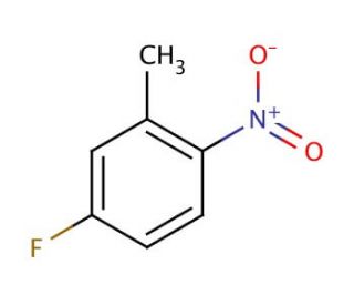 5-Fluoro-2-nitrotoluene (CAS 446-33-3) - chemical structure image
