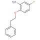 5-Fluoro-2-(phenethyloxy)aniline (CAS 946716-72-9) - chemical structure image