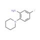 5-Fluoro-2-piperidin-1-yl-phenylamine (CAS 252758-87-5) - chemical structure image