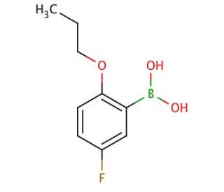 5-Fluoro-2-propoxyphenylboronic acid (CAS 480438-73-1) - chemical structure image