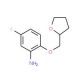 5-Fluoro-2-(tetrahydro-furan-2-ylmethoxy)-phenylamine (CAS 869944-74-1) - chemical structure image