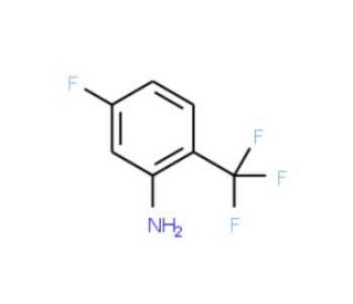 5-Fluoro-2-(trifluoromethyl)aniline (CAS 827-20-3) - chemical structure image