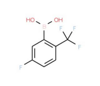 5-Fluoro-2-(trifluoromethyl)phenylboronic acid (CAS 928053-97-8) - chemical structure image