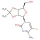 5-Fluoro-2′,3′-O-isopropylidenecytidine (CAS 61787-04-0) - chemical structure image