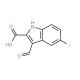 5-Fluoro-3-formyl-1H-indole-2-carboxylic acid - chemical structure image