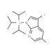 5-Fluoro-3-iodo-1-triisopropylsilanyl-1H-pyrrolo[2,3-b]pyridine (CAS 928653-76-3) - chemical structure image