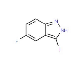 5-Fluoro-3-iodo-1H-indazole (CAS 858629-06-8) - chemical structure image