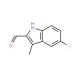 5-Fluoro-3-methyl-1H-indole-2-carbaldehyde (CAS 842972-09-2) - chemical structure image